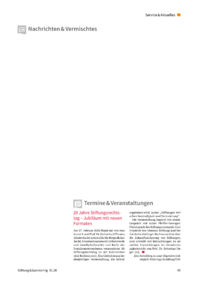 Dokument Termine & Veranstaltungen