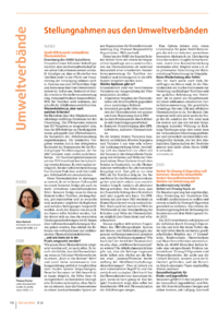 Dokument Stellungnahmen aus den Umweltverb&auml;nden