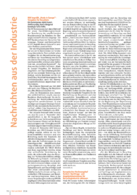 Dokument Nachrichten aus der Industrie