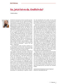 Dokument So, jetzt ist es da. Endlich da?