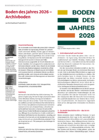 Dokument Boden des Jahres 2026 &ndash; Archivboden