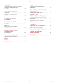 Dokument Inhaltsverzeichnis / Impressum