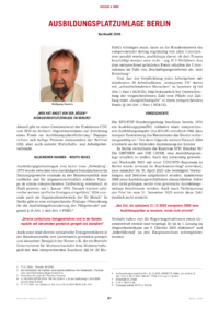Dokument Ausbildungsplatzumlage Berlin
