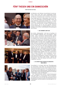 Dokument F&uuml;nf Thesen und ein Dankesch&ouml;n