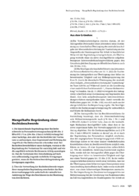 Dokument Mangelhafte Begr&uuml;ndung einer Rechtsbeschwerde