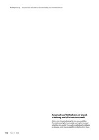 Dokument Anspruch auf Teilnahme an Grundschulung nach Personalratswahl