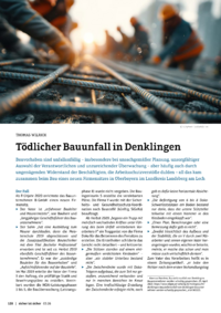 Dokument T&ouml;dlicher Bauunfall in Denklingen