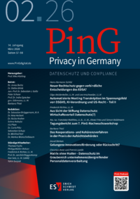 Dokument PinG Privacy in Germany Ausgabe 02 2026