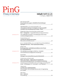 Dokument Inhalt / Impressum