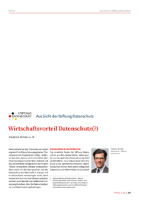 Dokument Wirtschaftsvorteil Datenschutz(?)