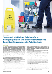 Dokument Sauberkeit mit Risiko &ndash; Gefahrstoffe in Reinigungsmitteln und die untersch&auml;tzte Rolle kognitiver Verzerrungen im Arbeitsschutz