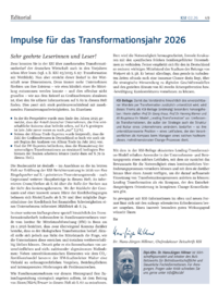 Dokument Impulse f&uuml;r das Transformationsjahr 2026