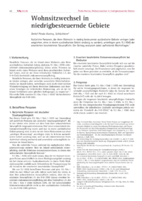 Dokument Wohnsitzwechsel in niedrigbesteuernde Gebiete