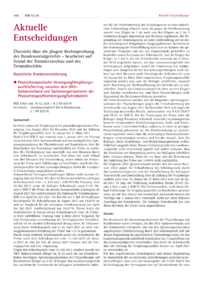 Dokument Aktuelle Entscheidungen