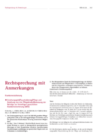 Dokument Erziehungsgeld/Pauschalbetrag/Pflege und Erziehung von drei Pflegekinder/Bemessung der Beitr&auml;ge zur freiwilligen gesetzlichen Krankenversicherung (GKV)