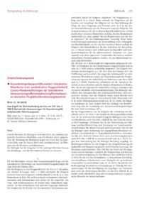 Dokument Kurzarbeitergeldanspruch/Kurzarbeit inl&auml;ndischer Mitarbeiter einer ausl&auml;ndischen Fluggesellschaft/Corona-Pandemie/Vorliegen der betrieblichen Voraussetzungen/Betriebsabteilung/Heimatbasen an deutschen Flugh&auml;fen/Anerkennungsbescheid