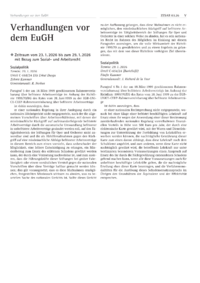 Dokument Zeitraum vom 23.1.2026 bis zum 29.1.2026 mit Bezug zum Sozial- und Arbeitsrecht