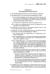Dokument Artikel 133 Beteiligungsrisikopositionen