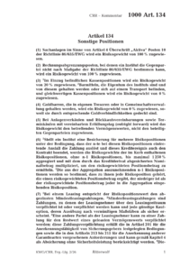 Dokument Artikel 134 Sonstige Positionen