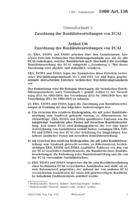 Dokument Artikel 136 Zuordnung der Bonit&auml;tsbeurteilungen von ECAI