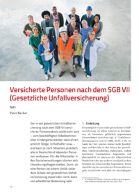 Dokument Versicherte Personen nach dem SGB VII (Gesetzliche Unfallversicherung)