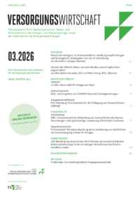 Dokument Zeitschrift Versorgungswirtschaft (VW) Ausgabe 03 2026