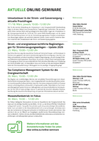 Dokument Aktuelle Online-Seminare