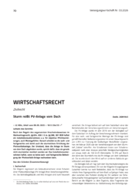 Dokument Sturm rei&szlig;t PV-Anlage vom Dach