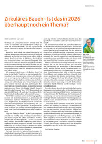 Dokument Zirkul&auml;res Bauen &ndash; Ist das in 2026 &uuml;berhaupt noch ein Thema?
