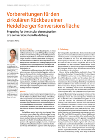 Dokument Vorbereitungen f&uuml;r den zirkul&auml;ren R&uuml;ckbau einer Heidelberger Konversionsfl&auml;che