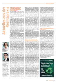 Dokument Aktuelles aus der Rechtspraxis