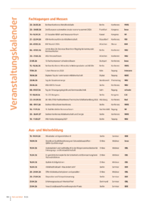 Dokument Veranstaltungskalender