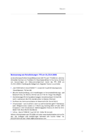 Dokument Besteuerung von Reiseleistungen: TTS am 21./22.4.2026