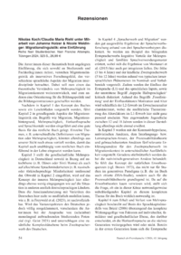 Dokument Nikolas Koch/Claudia Maria Riehl unter Mitarbeit von Johanna Holzer & Nicole Weidinger: Migrationslinguistik: eine Einf&uuml;hrung