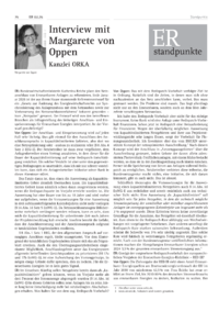 Dokument Interview mit Margarete von Oppen