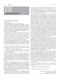 Dokument It was forty years ago today ?