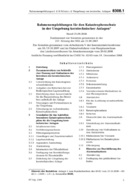 Dokument Rahmenempfehlungen f&uuml;r den Katastrophenschutz in der Umgebung kerntechnischer Anlagen