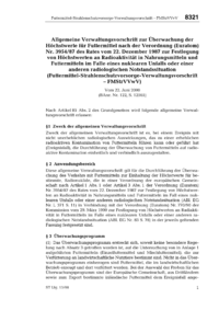 Dokument Allgemeine Verwaltungsvorschrift zur &Uuml;berwachung der H&ouml;chstwerte f&uuml;r Futtermittel nach der Verordnung (Euratom) Nr. 3954/87 des Rates vom 22. Dezember 1987 zur Festlegung von H&ouml;chstwerten an Radioaktivit&auml;t in Nahrungsmitteln und Futtermitteln im Falle eines nuklearen Unfalls oder einer anderen radiologischen Notstandssituation (Futtermittel-Strahlenschutzvorsorge-Verwaltungsvorschrift &ndash; FMStrVVwV)