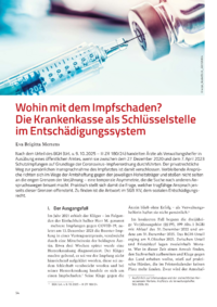 Dokument Wohin mit dem Impfschaden?