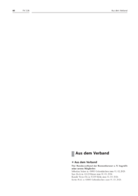 Dokument Aus dem Verband