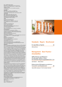 Dokument Inhaltsverzeichnis / Impressum