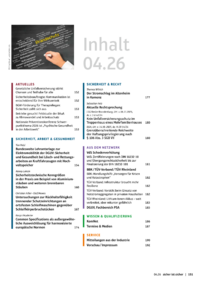 Dokument Inhaltsverzeichnis