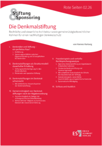 Dokument Die Denkmalstiftung