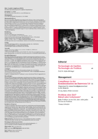 Dokument Inhalt / Impressum