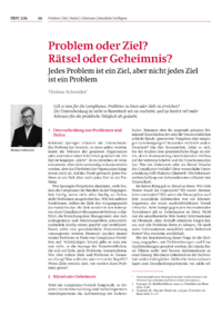 Dokument Problem oder Ziel? R&auml;tsel oder Geheimnis?