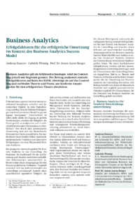 Dokument Business Analytics