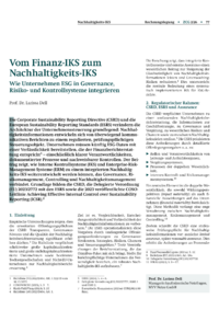 Dokument Vom Finanz-IKS zum Nachhaltigkeits-IKS