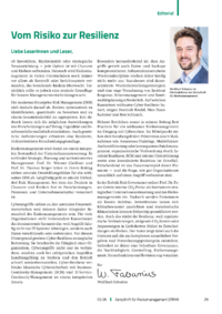 Dokument Vom Risiko zur Resilienz