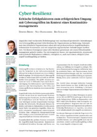 Dokument Cyber-Resilienz