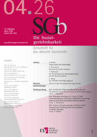 Dokument Die Sozialgerichtsbarkeit Ausgabe 04 2026